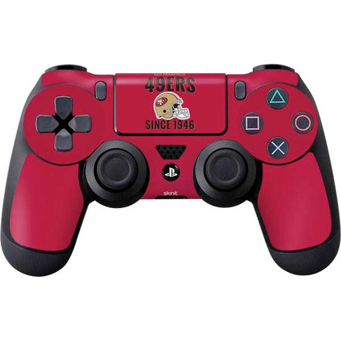 NFL San Francisco 49ers Helmet PS4 Controller Skin