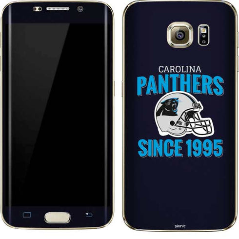 NFL Carolina Panthers Helmet Galaxy S7 Edge Skin