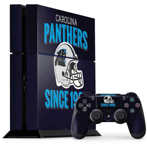 NFL Carolina Panthers Helmet PS4 Console and Controller Bundle Skin