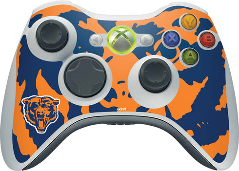 NFL Chicago Bears Retro Logo Xbox 360 Wireless Controller Skin