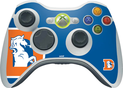 NFL Denver Broncos Retro Logo Xbox 360 Wireless Controller Skin