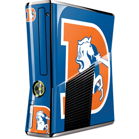 NFL Denver Broncos Retro Logo Xbox 360 Slim (2010) Skin