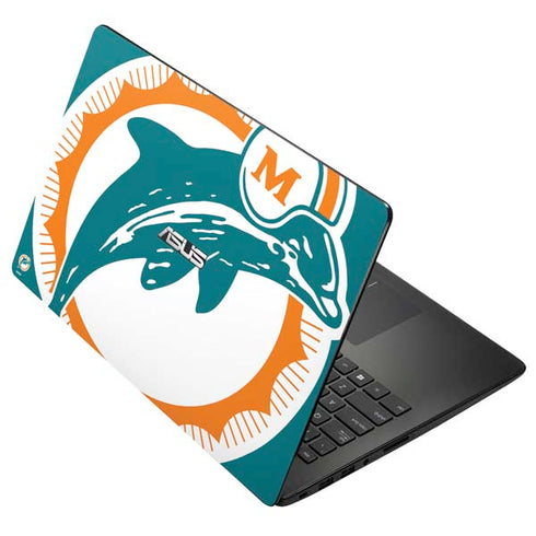 NFL Miami Dolphins Retro Logo Asus X502CA 15.6 Skin