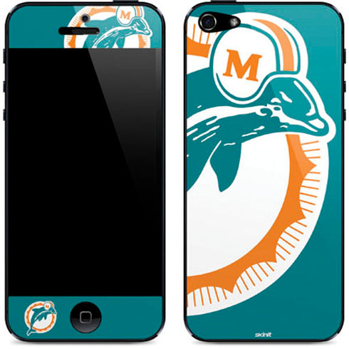 NFL Miami Dolphins Retro Logo iPhone 5/5s/5SE Skin