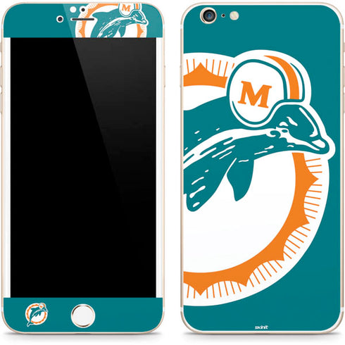 NFL Miami Dolphins Retro Logo iPhone 6/6s Plus Skin