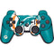 NFL Miami Dolphins Retro Logo PS3 Dual Shock wireless controller Skin