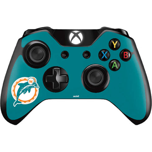 NFL Miami Dolphins Retro Logo Xbox One Controller Skin