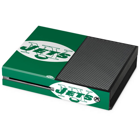 NFL New York Jets Retro Logo Xbox One Console Skin