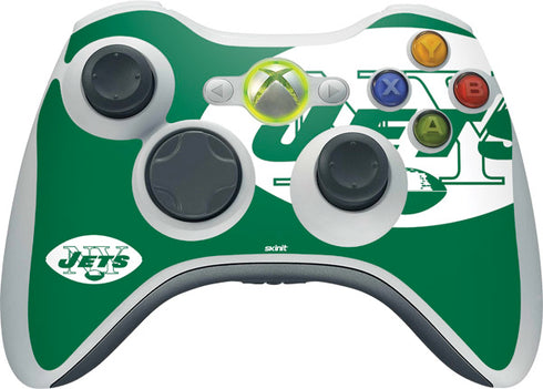 NFL New York Jets Retro Logo Xbox 360 Wireless Controller Skin