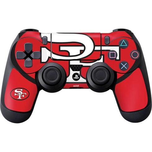 NFL San Francisco 49ers Retro Logo PS4 Controller Skin