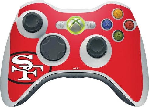 NFL San Francisco 49ers Retro Logo Xbox 360 Wireless Controller Skin