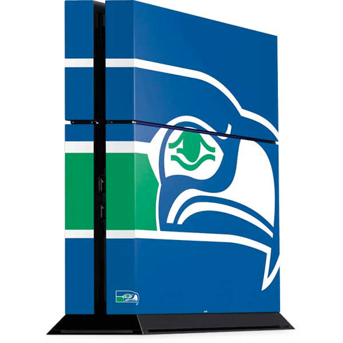 NFL Seattle Seahawks Retro Logo PS4 Console Skin