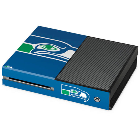 NFL Seattle Seahawks Retro Logo Xbox One Console Skin