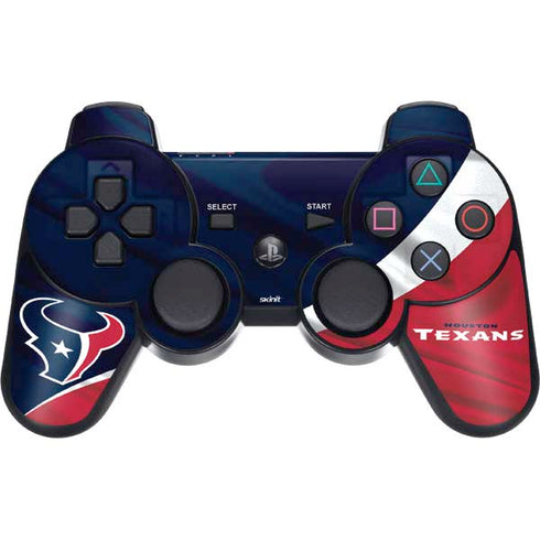 NFL Houston Texans PS3 Dual Shock wireless controller Skin