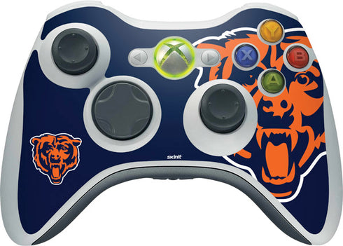 NFL Chicago Bears Large Logo Xbox 360 Wireless Controller Skin