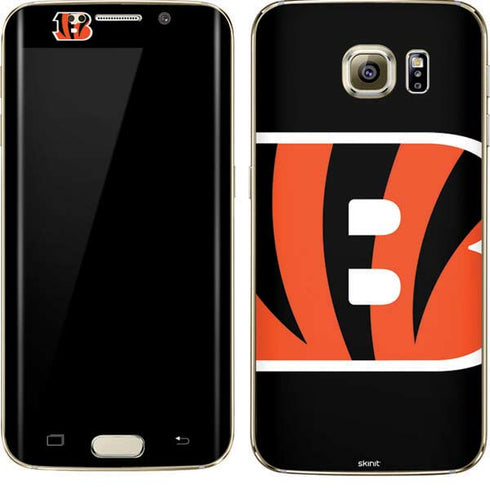NFL Cincinnati Bengals Large Logo Galaxy S7 Edge Skin