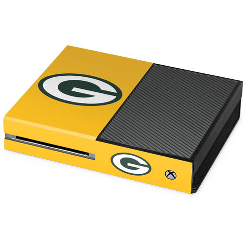 NFL Green Bay Packers Large Logo Xbox One Console Skin