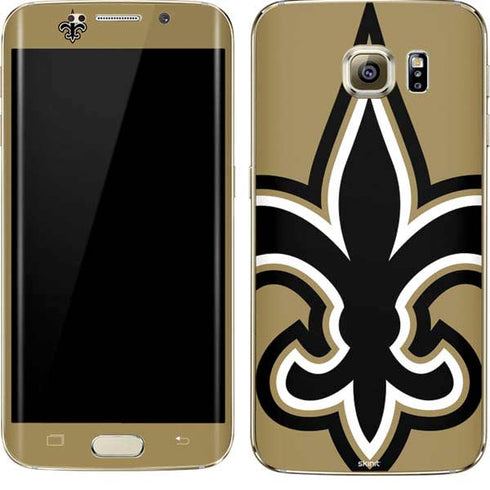 NFL New Orleans Saints Large Logo Galaxy S7 Edge Skin