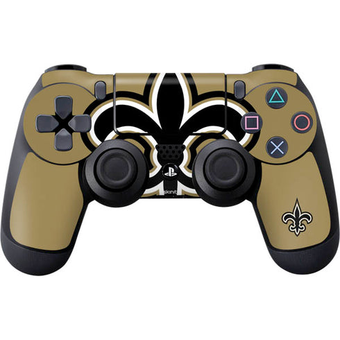 NFL New Orleans Saints Large Logo PS4 Controller Skin