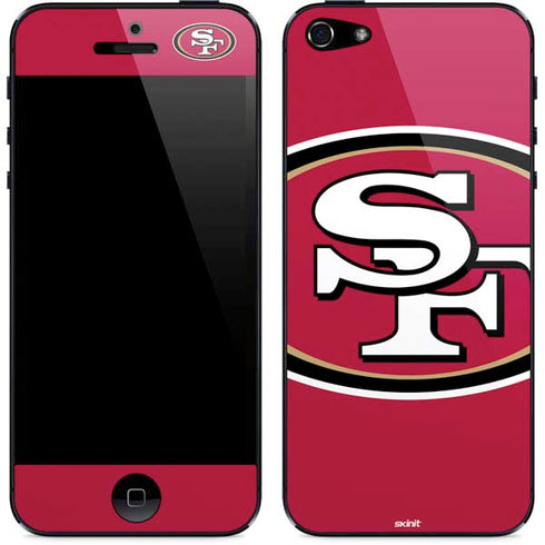 NFL San Francisco 49ers Large Logo iPhone 5/5s/5SE Skin