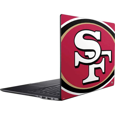 NFL San Francisco 49ers Large Logo Ativ Book 9 (15.6in 2014) Skin