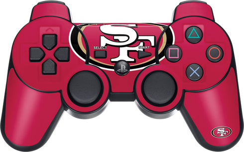 NFL San Francisco 49ers Large Logo PS3 Dual Shock wireless controller Skin