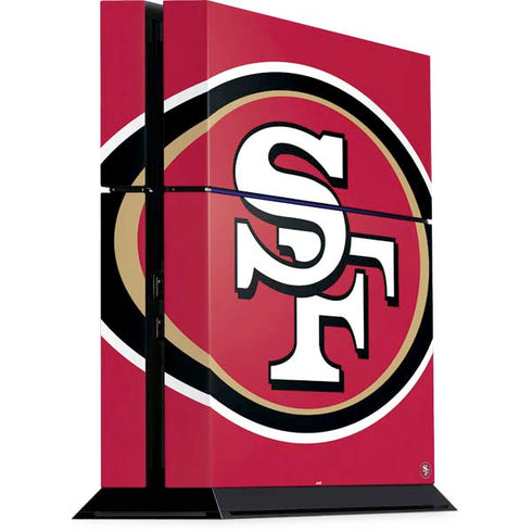 NFL San Francisco 49ers Large Logo PS4 Console Skin