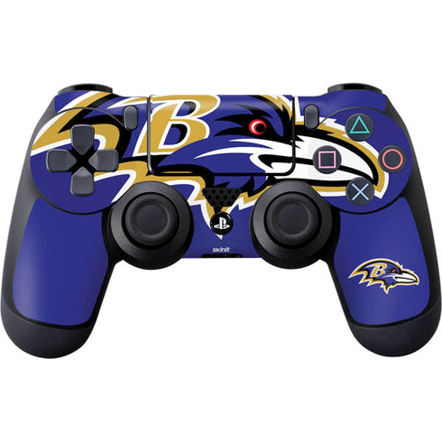 NFL Baltimore Ravens Large Logo PS4 Controller Skin