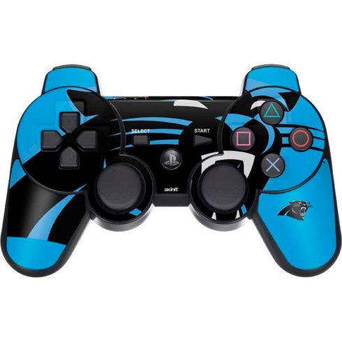 NFL Carolina Panthers Large Logo PS3 Dual Shock wireless controller Skin