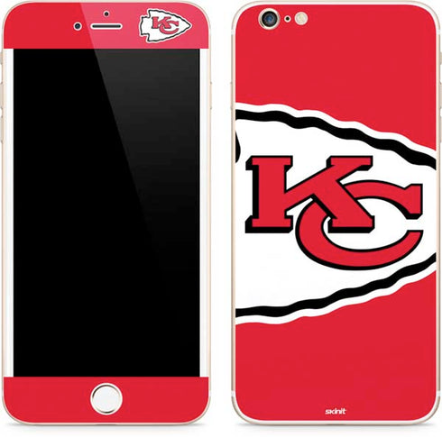 NFL Kansas City Chiefs Large Logo iPhone 6/6s Plus Skin