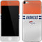NFL Denver Broncos White Striped Apple iPod Skin