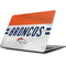 NFL Denver Broncos White Striped Apple MacBook Skin