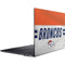 NFL Denver Broncos White Striped Ativ Book 9 (15.6in 2014) Skin