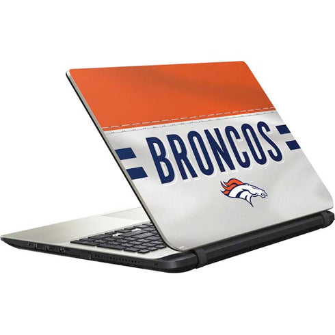 NFL Denver Broncos White Striped Satellite L50-B / S50-B Skin