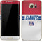 NFL New York Giants White Striped Galaxy S7 Edge Skin