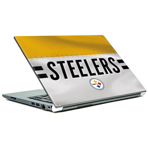 NFL Pittsburgh Steelers White Striped Portege Z30t/Z30t-A Skin