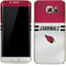 NFL Arizona Cardinals White Striped Galaxy S7 Edge Skin