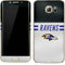 NFL Baltimore Ravens White Striped Galaxy S7 Edge Skin