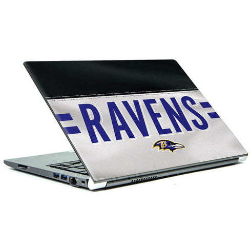 NFL Baltimore Ravens White Striped Portege Z30t/Z30t-A Skin