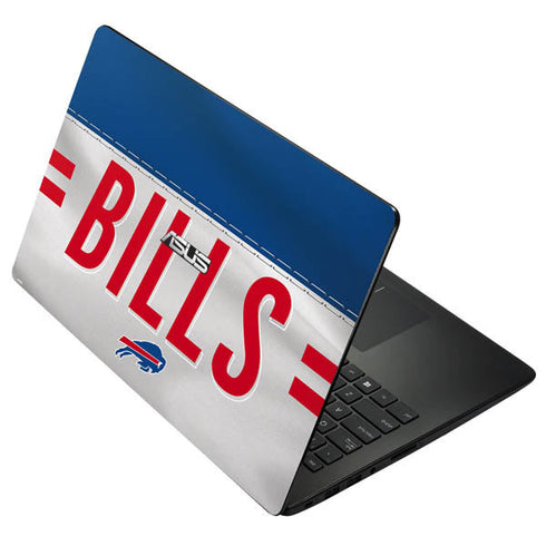 NFL Buffalo Bills White Striped Asus X502CA 15.6 Skin