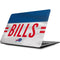 NFL Buffalo Bills White Striped Apple MacBook Skin