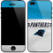NFL Carolina Panthers White Striped iPhone 5/5s/5SE Skin