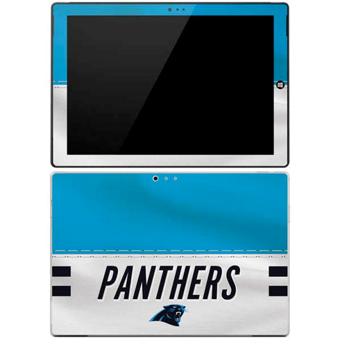 NFL Carolina Panthers White Striped Surface Pro 3 Skin