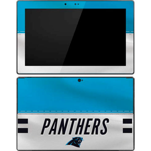NFL Carolina Panthers White Striped Surface Pro Tablet Skin