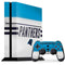 NFL Carolina Panthers White Striped PS4 Console and Controller Bundle Skin