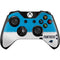 NFL Carolina Panthers White Striped Xbox One Controller Skin