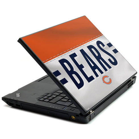 NFL Chicago Bears White Striped Lenovo T420 Skin