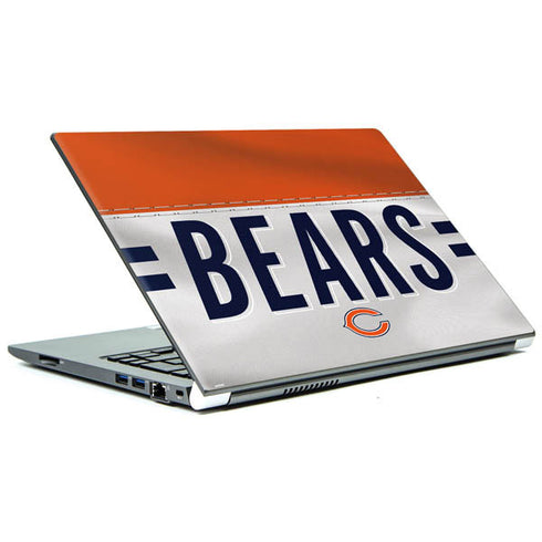 NFL Chicago Bears White Striped Portege Z30t/Z30t-A Skin