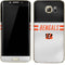 NFL Cincinnati Bengals White Striped Galaxy S7 Edge Skin