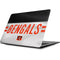 NFL Cincinnati Bengals White Striped Apple MacBook Skin
